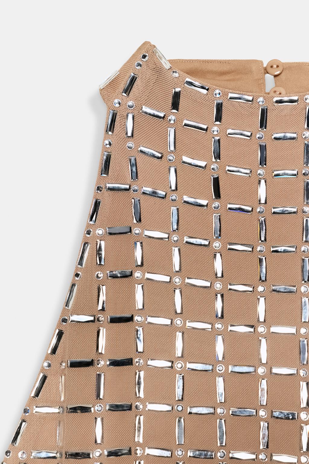 MIA™ | Robe midi dos nu à paillettes