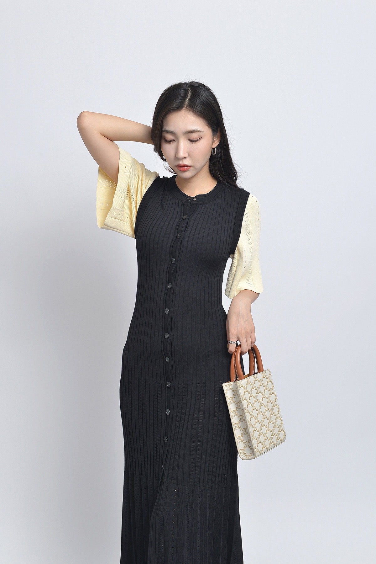 Yazmine | Knitted Midi Dress