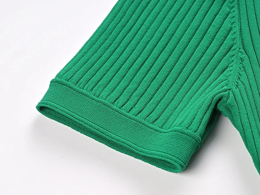 Solène | Robe midi en maille