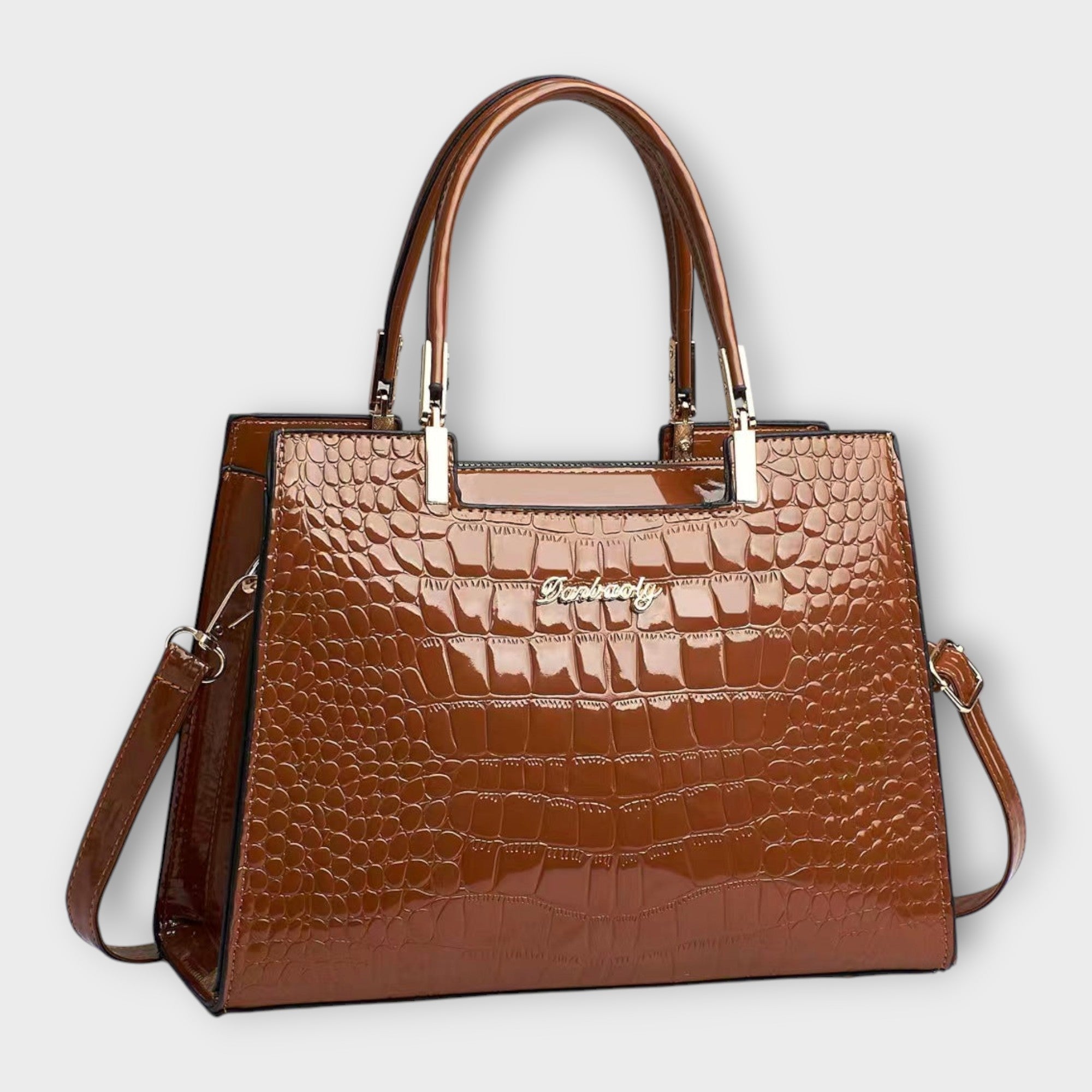 Olivia Croco – Sac Crocodile Brillant