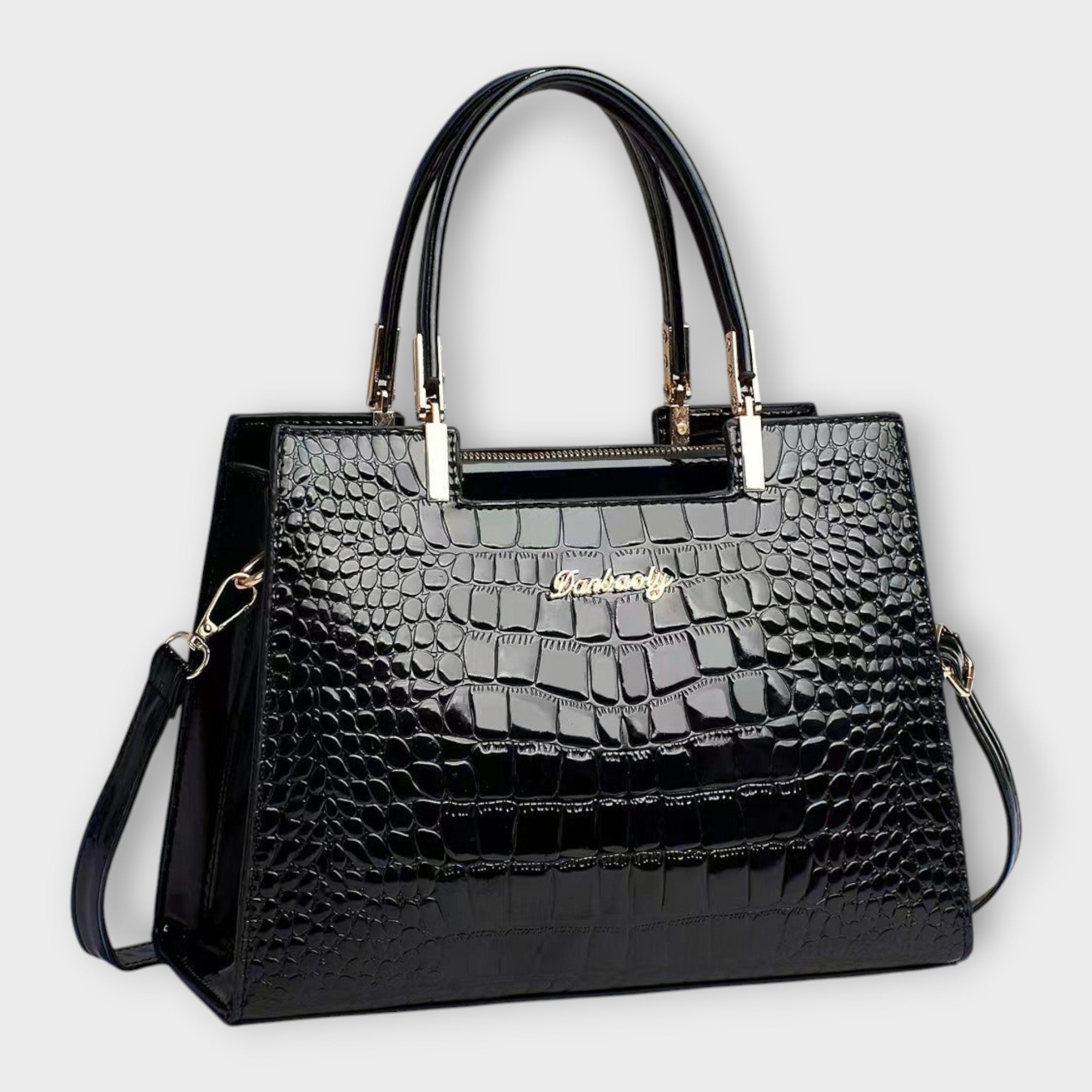 Olivia Croco – Sac Crocodile Brillant