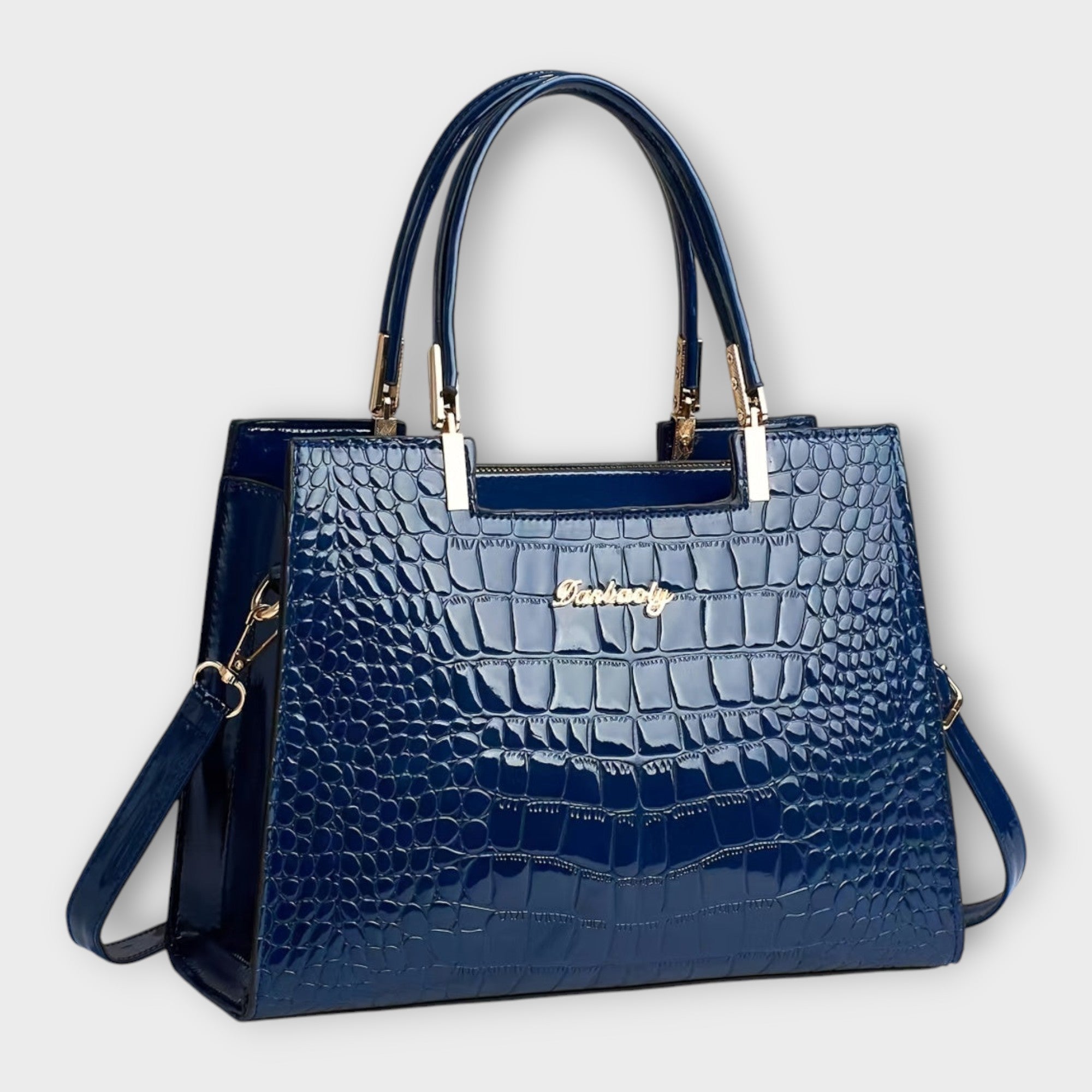 Olivia Croco – Sac Crocodile Brillant