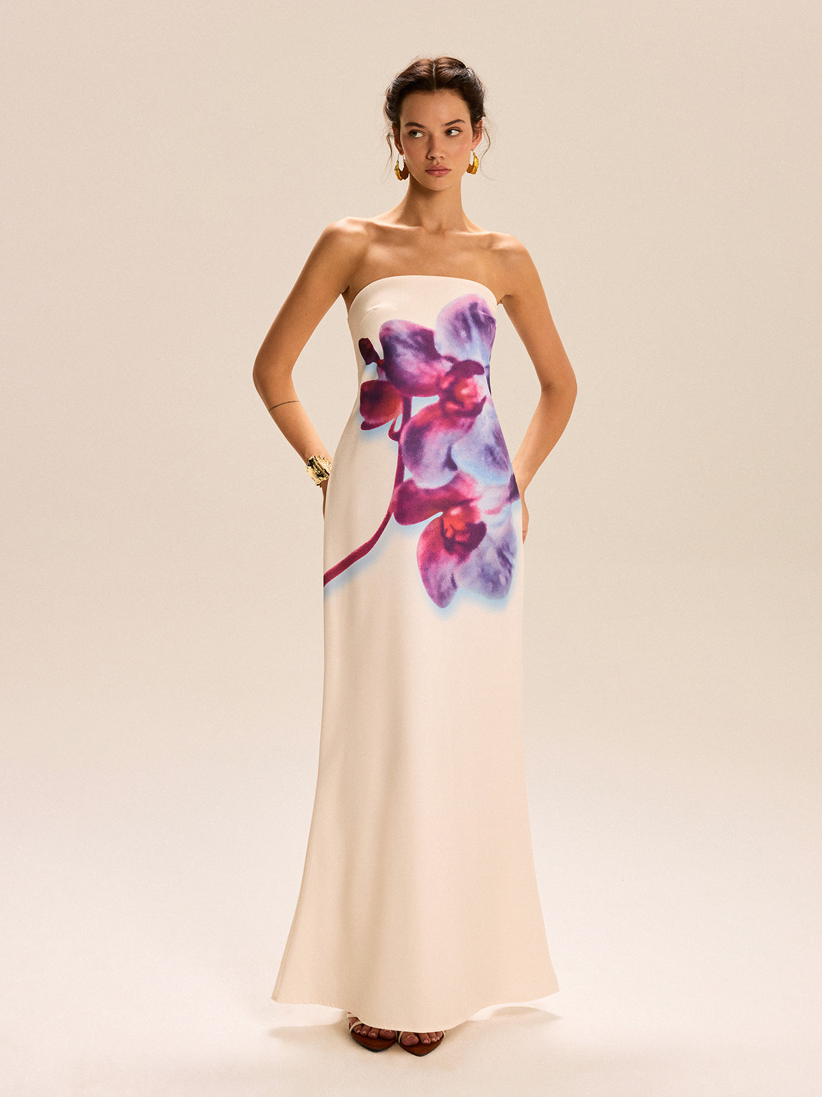 Amaysa | Robe longue fleurie 