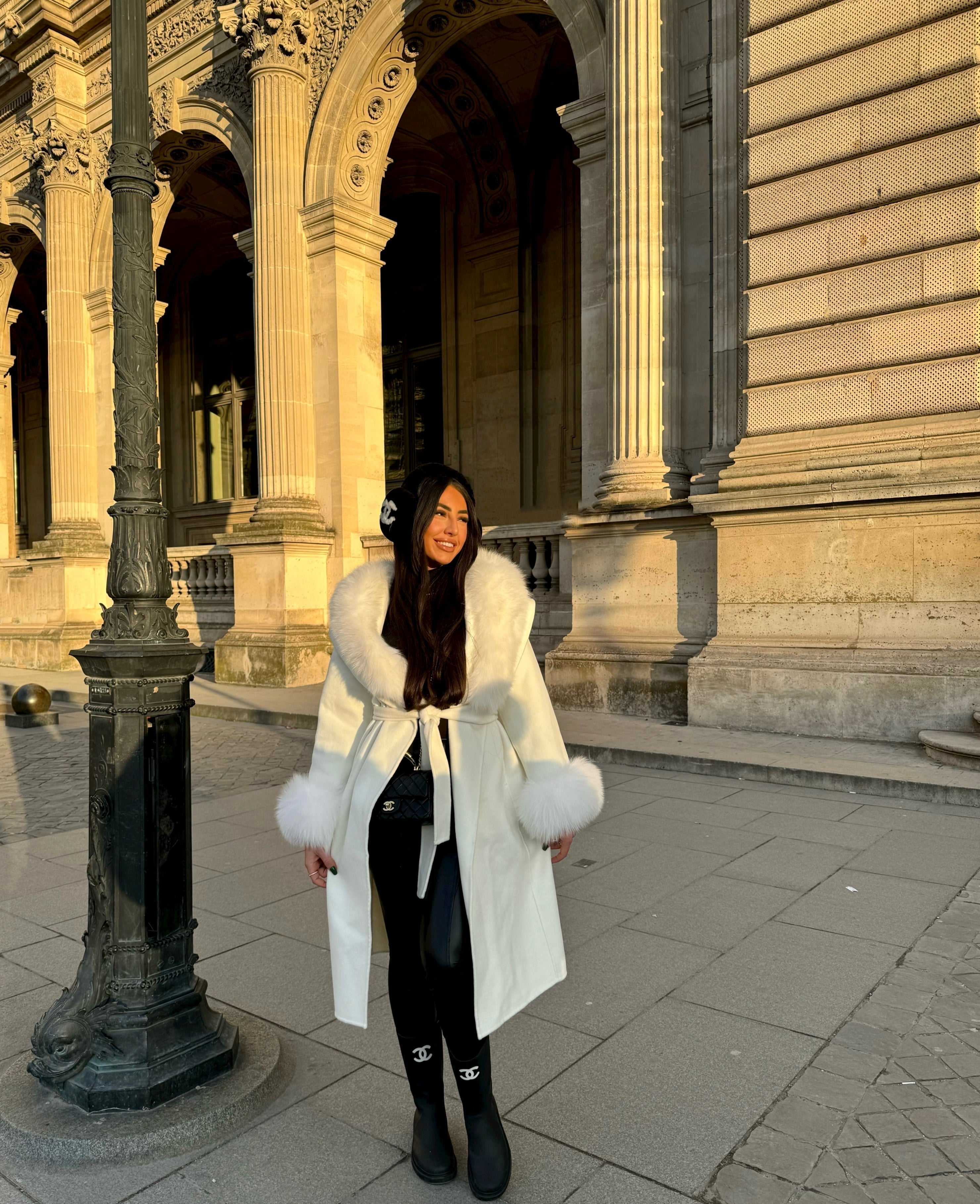 Alize | Manteau en fourrure et cachemire