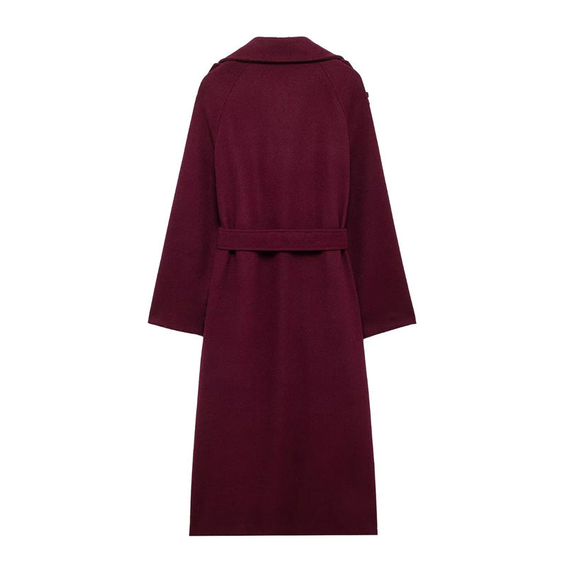 Ramona | Manteau bordeaux