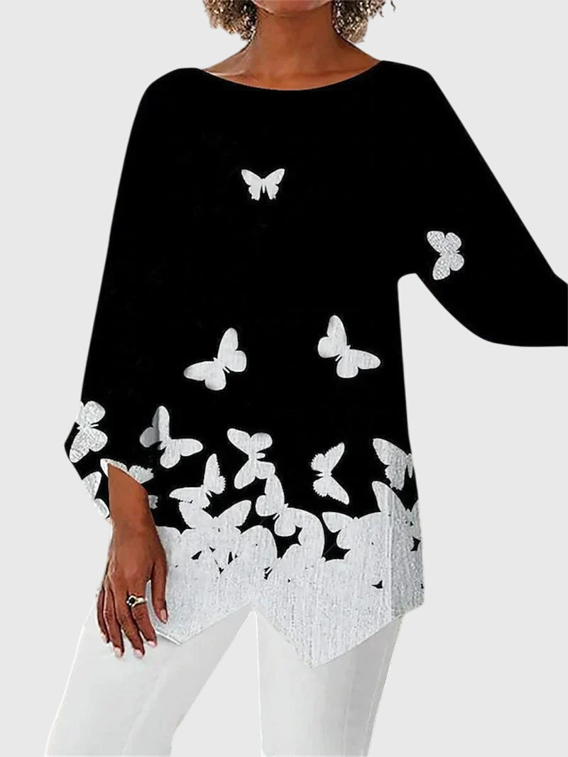 Alayah™ | Haut élégant à col rond