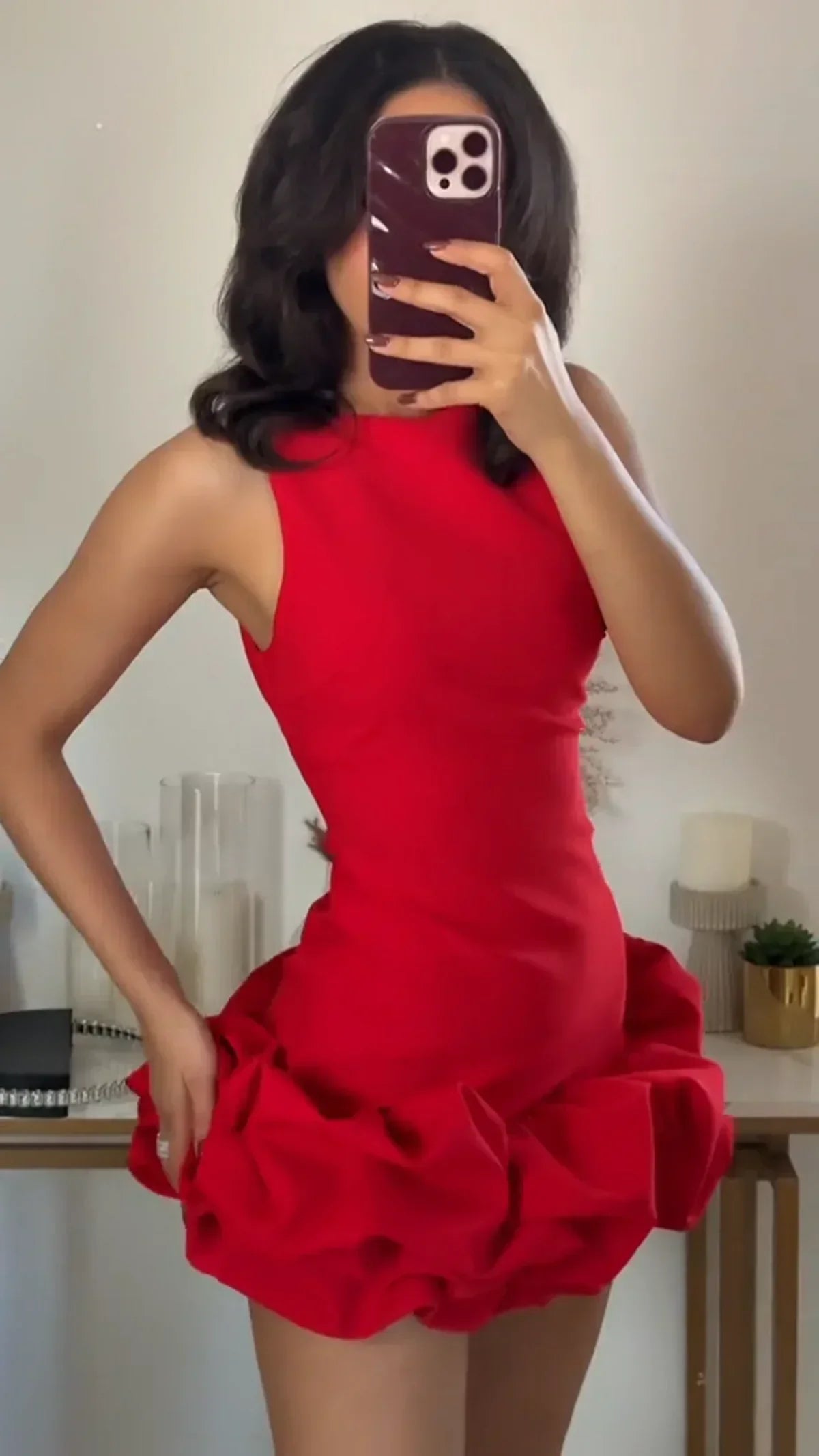 Azra | Robe mini à volants